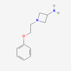 molecular formula C11H16N2O B1469070 1-(2-Phenoxyethyl)azetidin-3-amine CAS No. 1342845-79-7
