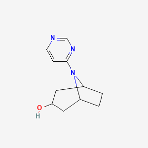 8-(Pyrimidin-4-yl)-8-azabicyclo[3.2.1]octan-3-ol