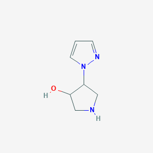 4-(1H-pyrazol-1-yl)pyrrolidin-3-ol