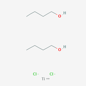 molecular formula C8H20Cl2O2Ti B14690784 Titanium(2+) chloride--butan-1-ol (1/2/2) CAS No. 32448-94-5