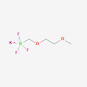 molecular formula C4H9BF3KO2 B1469083 Potassium 2-methoxyethoxymethyltrifluoroborate CAS No. 910251-13-7