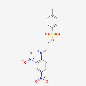 2-(2,4-Dinitroanilino)ethyl 4-methylbenzene-1-sulfonate