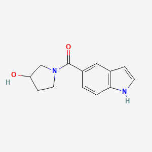 (3-hydroxypyrrolidin-1-yl)(1H-indol-5-yl)methanone