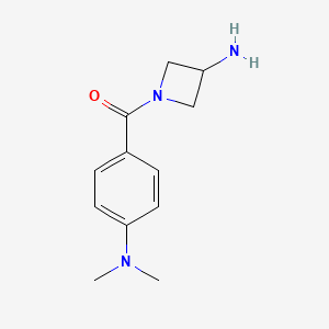 1-[4-(Dimethylamino)benzoyl]azetidin-3-amine