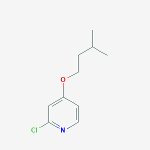 molecular formula C10H14ClNO B1469104 2-Chloro-4-(3-methylbutoxy)pyridine CAS No. 1339502-25-8
