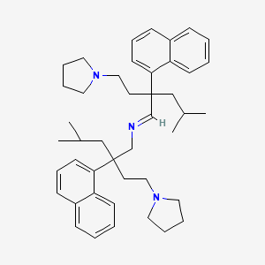 Pyrrolidine, 1,1'-(delta,delta'-nitriloditetramethylene)bis(gamma-isobutyl-gamma-(1-naphthyl)-