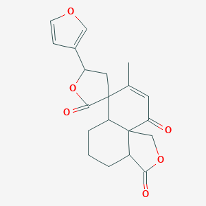 molecular formula C20H20O6 B146912 Teupernin A CAS No. 135650-34-9