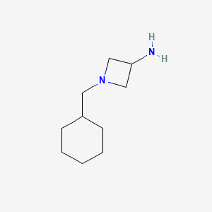 molecular formula C10H20N2 B1469120 1-(环己基甲基)氮杂环丁-3-胺 CAS No. 1341789-22-7