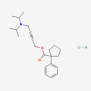 4-(Diisopropylamino)-2-butynyl 1-phenylcyclopentanecarboxylate hydrochloride