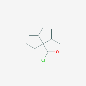 3-Methyl-2,2-di(propan-2-yl)butanoyl chloride