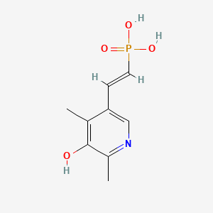 [(E)-2-(5-Hydroxy-4,6-dimethyl-3-pyridinyl)vinyl]phosphonic acid