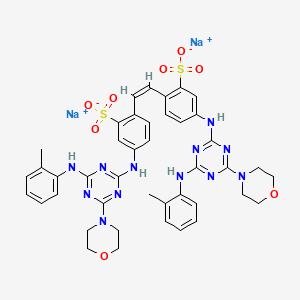 Disodium 4,4'-bis((4-morpholino-6-o-toluidino-1,3,5-triazin-2-yl)amino)stilbene-2,2'-disulphonate