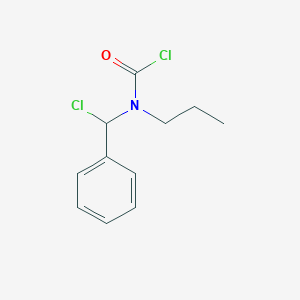 [Chloro(phenyl)methyl]propylcarbamyl chloride