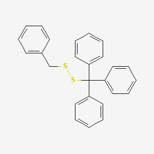 [(Benzyldisulfanyl)(diphenyl)methyl]benzene