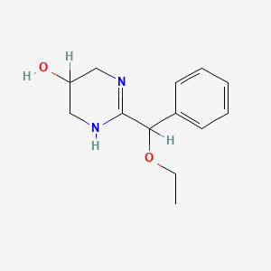 3,4,5,6-Tetrahydro-2-(alpha-ethoxybenzyl)-5-pyrimidinol