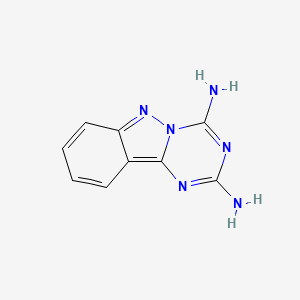 1,3,5-Triazino[1,2-b]indazole-2,4-diamine