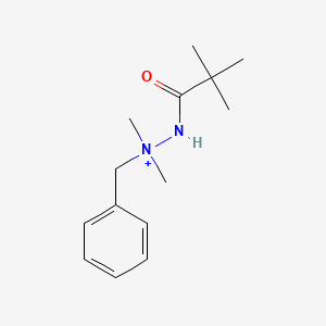 Benzyl-(2,2-dimethylpropanoylamino)-dimethyl-azanium