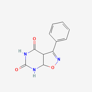 3-Phenyl-7,7a-dihydro[1,2]oxazolo[5,4-d]pyrimidine-4,6(3ah,5h)-dione