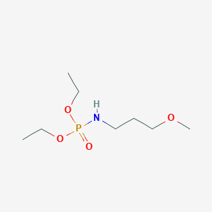 molecular formula C8H20NO4P B14691495 Diethyl(3-methoxypropyl)phosphoramidate CAS No. 33330-80-2