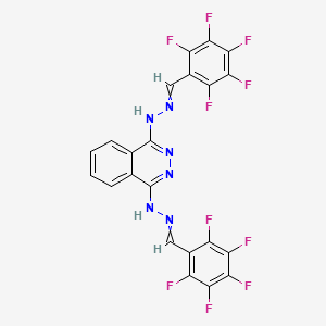 1,4-Bis{[(pentafluorophenyl)methylidene]hydrazinylidene}-1,2,3,4-tetrahydrophthalazine