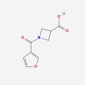 1-(Furan-3-carbonyl)azetidine-3-carboxylic acid