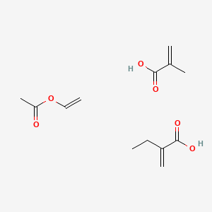 Ethenyl acetate;2-methylidenebutanoic acid;2-methylprop-2-enoic acid