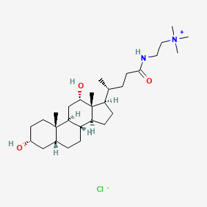 2-{[(3alpha,5beta,12alpha)-3,12-Dihydroxy-24-oxocholan-24-yl]amino}-N,N,N-trimethylethan-1-aminium chloride