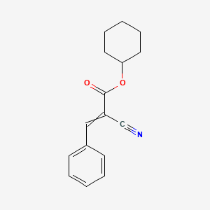 Cyclohexyl 2-cyano-3-phenylprop-2-enoate