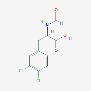 molecular formula C10H9Cl2NO3 B1469170 3-(3,4-Dichlorophenyl)-2-formamidopropanoic acid CAS No. 52715-67-0
