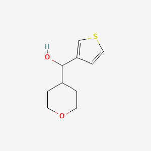 (tetrahydro-2H-pyran-4-yl)(thiophen-3-yl)methanol