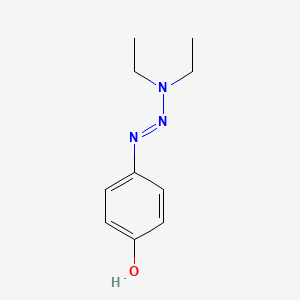 4-(3,3-Diethyltriazan-1-ylidene)cyclohexa-2,5-dien-1-one