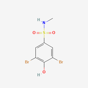 3,5-Dibromo-4-hydroxy-N-methylbenzene-1-sulfonamide