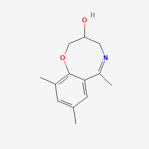 3,4-Dihydro-3-hydroxy-6,8,10-trimethyl-1,5-benzoxazocine