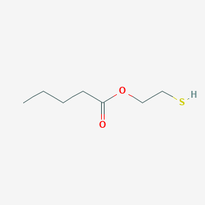 molecular formula C7H14O2S B14691832 2-Sulfanylethyl pentanoate CAS No. 34434-38-3