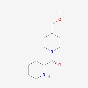 molecular formula C13H24N2O2 B1469185 4-(Methoxymethyl)-1-(piperidine-2-carbonyl)piperidine CAS No. 1404626-54-5