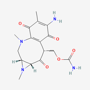 molecular formula C16H20N4O5 B14691872 7-Amino-N-methylisomitomycin B CAS No. 26792-12-1