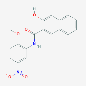 3-Hydroxy-N-(2-methoxy-5-nitrophenyl)naphthalene-2-carboxamide