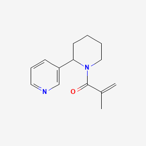 2-Methyl-1-[2-(pyridin-3-yl)piperidin-1-yl]prop-2-en-1-one