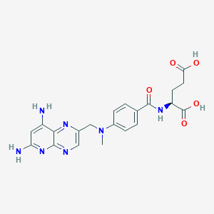 N-(p-(((6,8-Diaminopyrido(2,3-b)pyrazin-2-yl)methyl)methylamino)benzoyl)glutamic acid