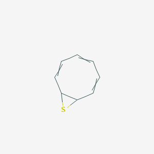 molecular formula C8H8S B14692190 9-Thiabicyclo[6.1.0]nona-2,4,6-triene CAS No. 35783-96-1