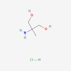 molecular formula C4H12ClNO2 B14692193 2-Amino-2-methylpropane-1,3-diol;hydrochloride CAS No. 24801-54-5