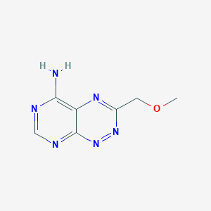 molecular formula C7H8N6O B14692211 3-(Methoxymethyl)pyrimido[5,4-e][1,2,4]triazin-5-amine CAS No. 30855-46-0