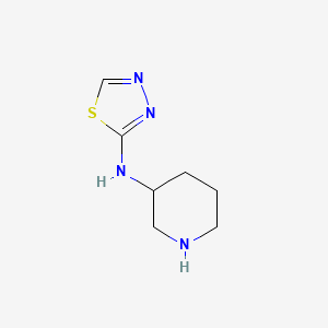 molecular formula C7H12N4S B1469229 N-(1,3,4-thiadiazol-2-yl)piperidin-3-amine CAS No. 1338956-66-3