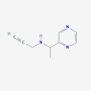 (Prop-2-yn-1-yl)[1-(pyrazin-2-yl)ethyl]amine
