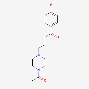 1-Acetyl-4-(4-(4-fluorophenyl)-4-oxobutyl)piperazine