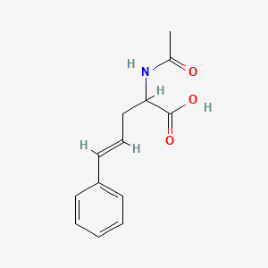molecular formula C13H15NO3 B1469231 (4E)-2-乙酰氨基-5-苯基戊-4-烯酸 CAS No. 52161-75-8