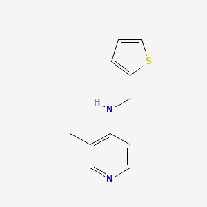 molecular formula C11H12N2S B1469232 3-Methyl-N-[(thiophen-2-yl)methyl]pyridin-4-amine CAS No. 1343095-52-2