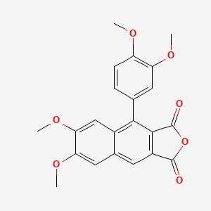 4-(3,4-Dimethoxyphenyl)-6,7-dimethoxynaphtho[2,3-c]furan-1,3-dione