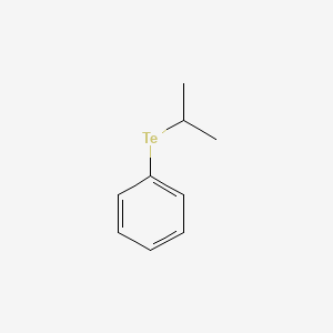 molecular formula C9H12Te B14692366 Benzene, [(1-methylethyl)telluro]- CAS No. 32343-99-0