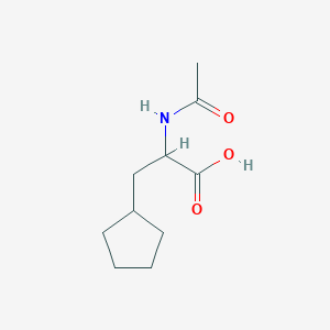 3-Cyclopentyl-2-acetamidopropanoic acid